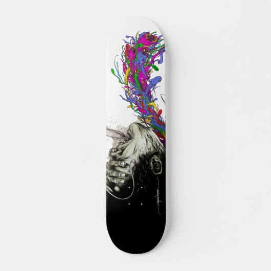 Alex Pardee "Ontsnapte Veroordeelde" Skateboard (Voorkant)