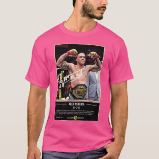 Alex Pereira Poatan Signature T-shirt