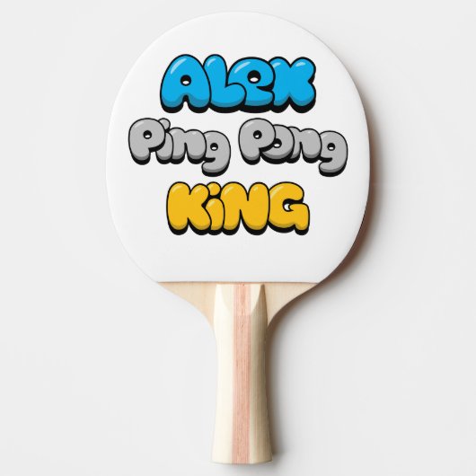Alex Ping Pong King Tafeltennisbatje (Voorkant)