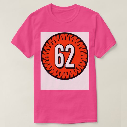 Alex Redmond Nummer 62 Jersey Cincinnati Bengalen  T-shirt (Design voorkant)