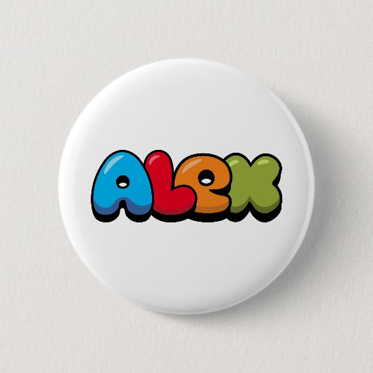 Alex Ronde Button 5,7 Cm (Voorkant)