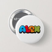 Alex Ronde Button 5,7 Cm (Voorkant /achterkant)
