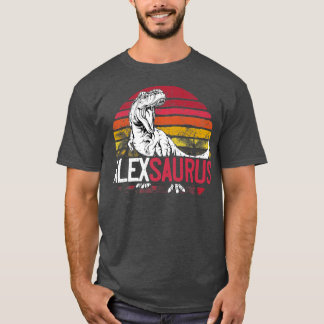 Alex Saurus Personalized Dinosaur T Rex Name Chris T-shirt