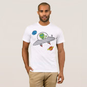 Alex the Alien - Mannen T-Shirt (Voorkant volledig)