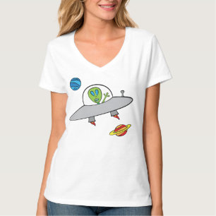 Alex the Alien - Nano V-Neck T-Shirt