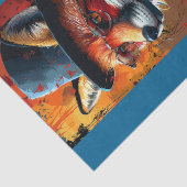 Alex the Fox Tissuepapier (Detail)