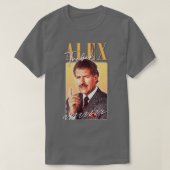 Alex Trebek Retro Esthetisch Fan Design T-shirt (Design voorkant)