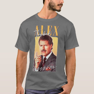 Alex Trebek Retro Esthetisch Fan Design T-shirt