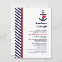 Alex' uitnodiging met Anchor Back