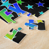 "ALEX" voornaam, geun "HAPPY BIRTHDAY" Legpuzzel (Zijkant)