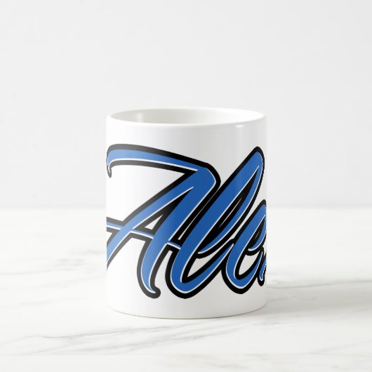 Alex Vorname Name blue Tasse Kaffeetasse Koffiemok (Center)