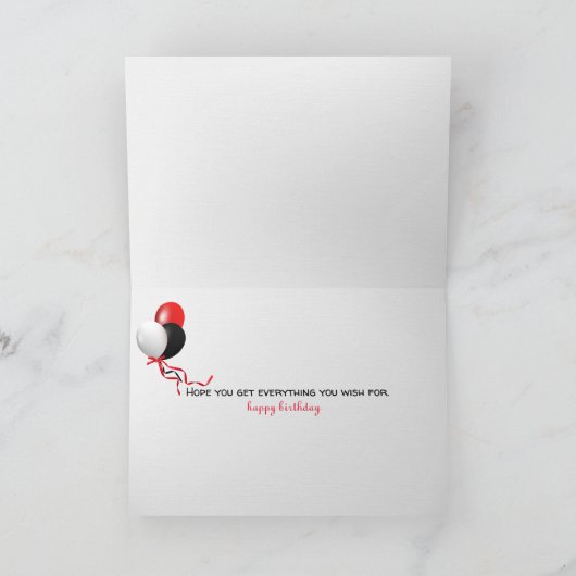 Alexa Command, bord-jarig Kaart (Binnen)