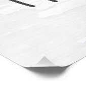 Alexa Command Humor on Textured White Perfect Poster (Hoek)