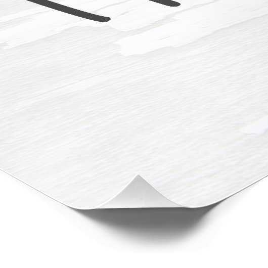 Alexa Command Humor on Textured White Perfect Poster (Hoek)