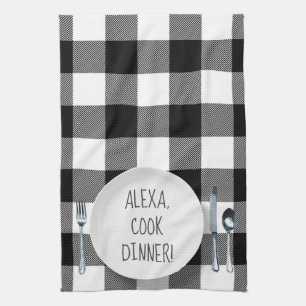 Alexa Command humor op buffelplein Theedoek