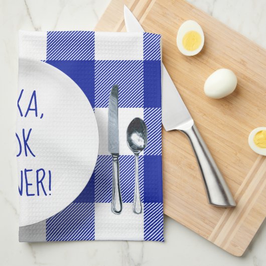 Alexa Command humor op buffelplein Theedoek (Quarter Fold)