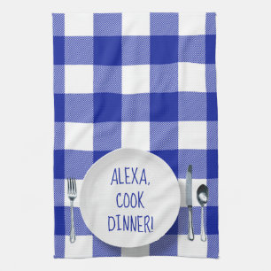 Alexa Command humor op buffelplein Theedoek