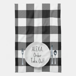 Alexa Command Humor op pad Theedoek
