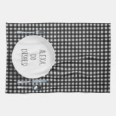 Alexa Command humor voor afwas Theedoek (Horizontaal)