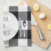 Alexa Command humor voor afwas Theedoek (Quarter Fold)