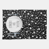 Alexa Command humor voor afwas Theedoek (Horizontaal)