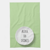 Alexa Command humor voor afwasmachines Theedoek (Verticaal)