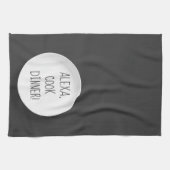 Alexa Command humor voor het kookdiner Theedoek (Horizontaal)
