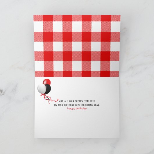 Alexa Command op wit bord op plechtige verjaardag Kaart (Binnen)