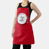 Alexa commando op wit bord schort (Insitu)