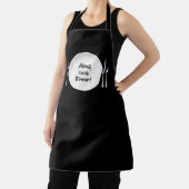 Alexa commando op wit bord schort (Insitu)