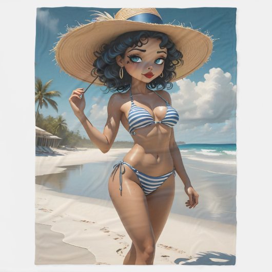 Alexa Dollz Fleece Deken (Voorkant)