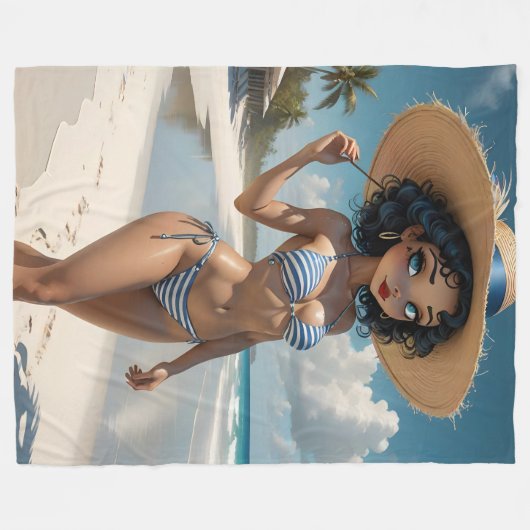 Alexa Dollz Fleece Deken (Voorkant (Horizontaal))