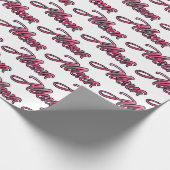 Alexa faded pink personalisiertes Geschenkpapier Cadeaupapier (Hoek)
