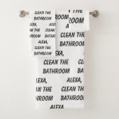 Alexa, maak de badkamer schoon bad handdoek (Insitu)