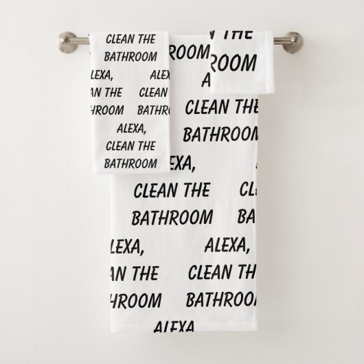 Alexa, maak de badkamer schoon bad handdoek (Insitu)
