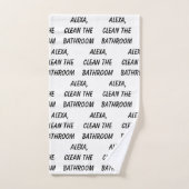 Alexa, maak de badkamer schoon bad handdoek (Handdoek)