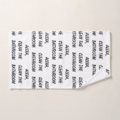 Alexa, maak de badkamer schoon bad handdoek (Handdoek)