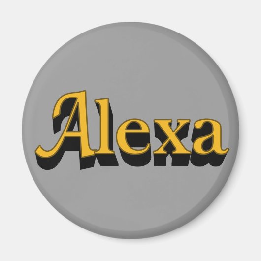 Alexa-magneet Magneet (Voorkant)
