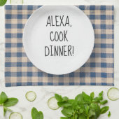 Alexa-opdracht humor theedoek (Gevouwen)