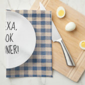 Alexa-opdracht humor theedoek (Quarter Fold)
