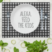 Alexa-opdracht humor theedoek (Gevouwen)
