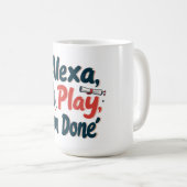 Alexa, speel ik ben klaar koffiemok (Voorkant rechts)