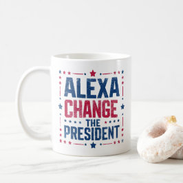 Alexa Verander het President Grappig Politiek Koffiemok