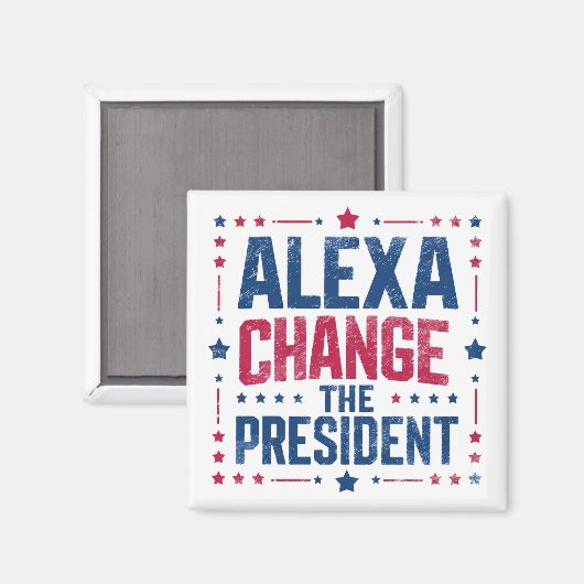 Alexa Verander het President Grappig Politiek Magneet (Voorkant / Achterkant)