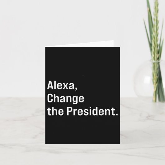 Alexa, verander het President tegen Trump Kaart (Voorkant)
