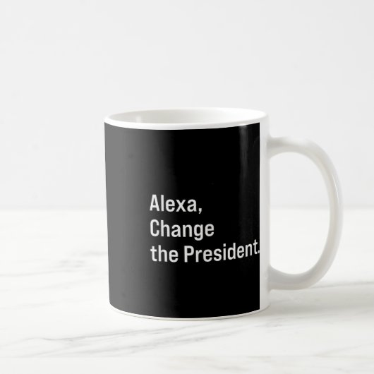 Alexa, verander het President tegen Trump Koffiemok (Rechts)