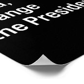 Alexa, verander het President tegen Trump Poster (Hoek)