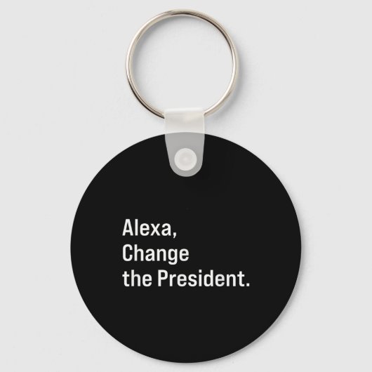 Alexa, verander het President tegen Trump Sleutelhanger (Voorkant)