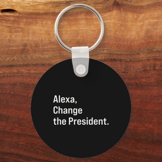 Alexa, verander het President tegen Trump Sleutelhanger (Voorkant)