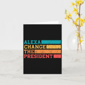 Alexa verander het President Trump Funny Elections Kaart (Gele Bloem)